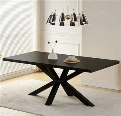 長方形のMDFダイニングテーブル